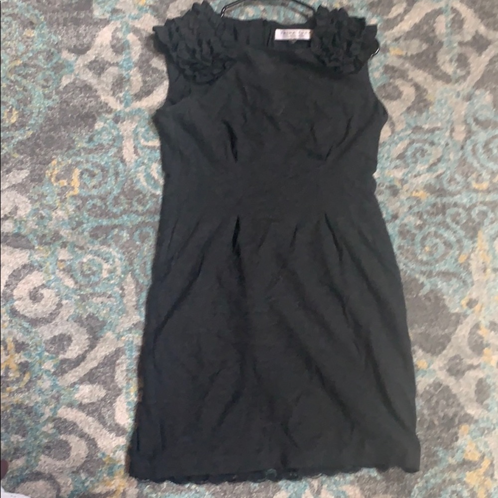 Fabulous charcoal gray Trina Turk dress